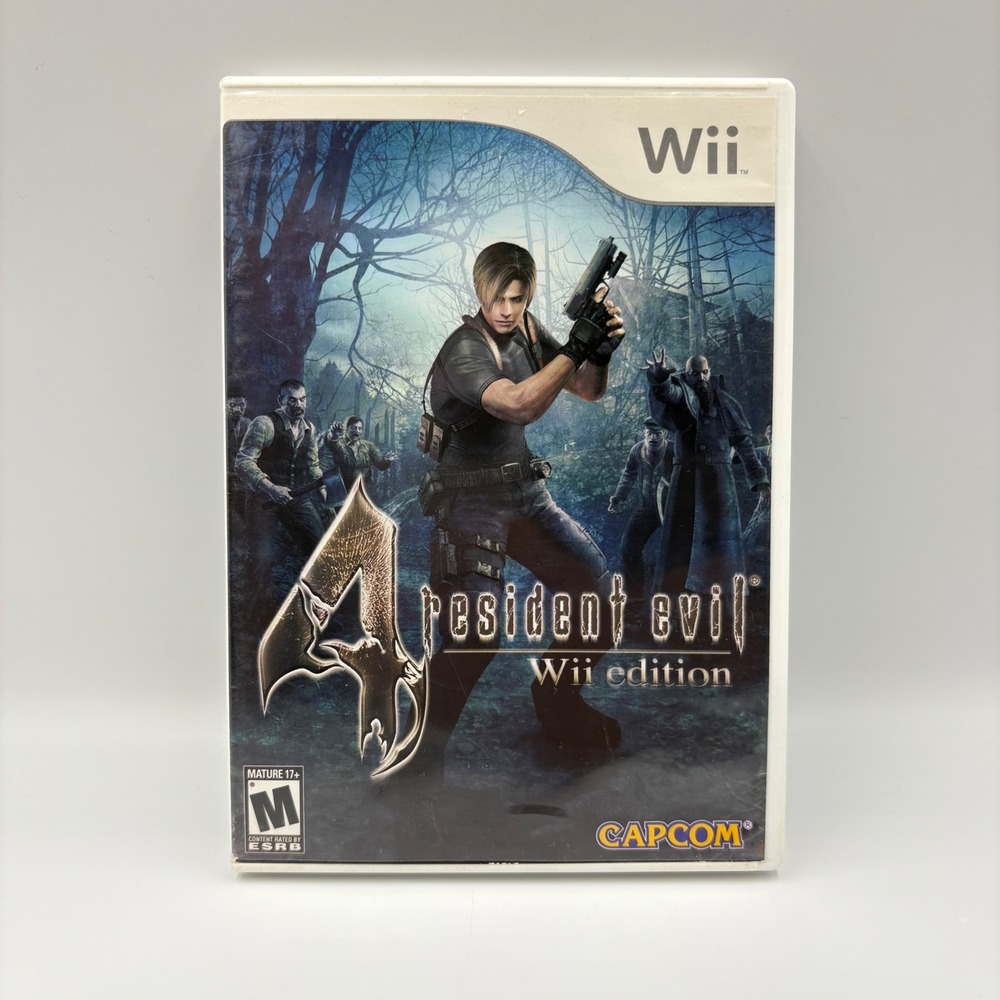 Resident Evil 4 Wii Edition Nintendo Wii Capcom RVL-P-RB4E Mature 17+ no manuel